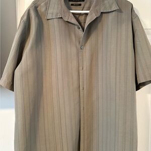 Men's Short Sleeve Striped Shirt - AXIST silk touch